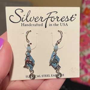 Dolphin Surgical Steel Earrings